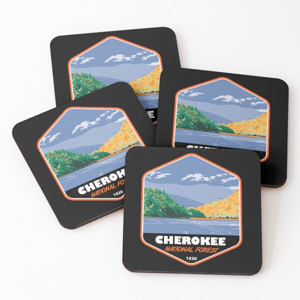 Artikelvorschau, Cherokee National Forest Tennessee-Abzeichen entworfen und verkauft von KrisSidDesigns.
