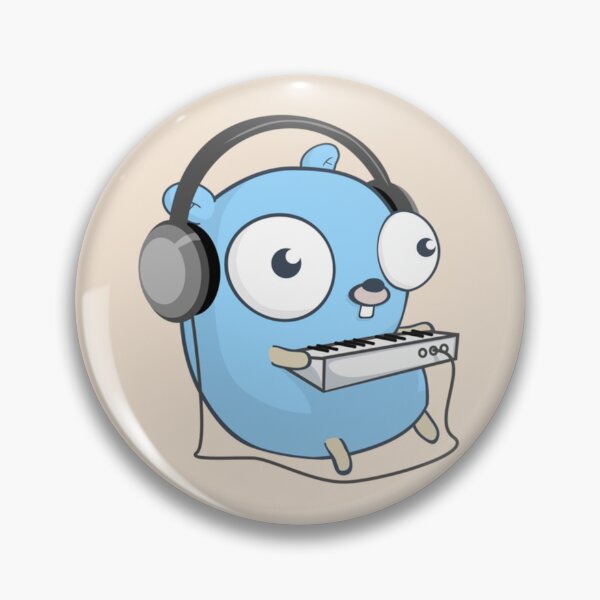 Item preview, The Golang Mascot Music   designed and sold by Stanley-UK.