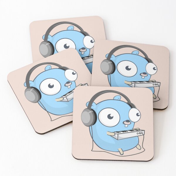 Item preview, The Golang Mascot Music   designed and sold by Stanley-UK.