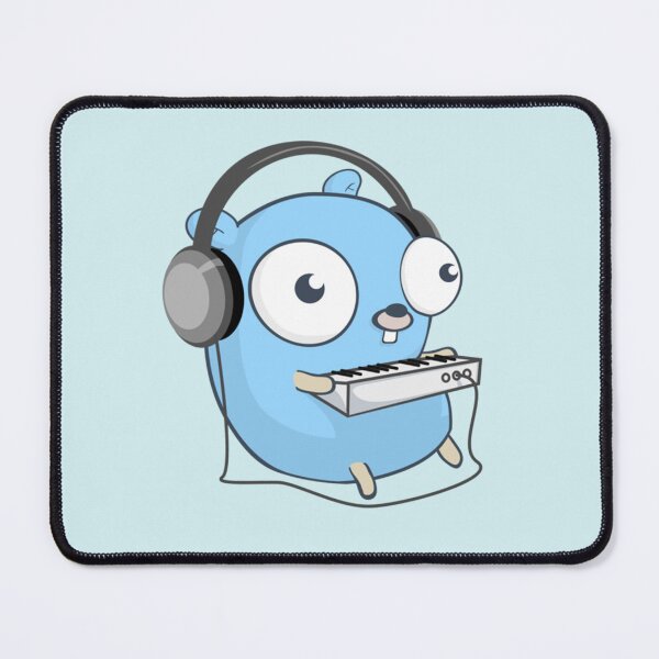 Item preview, The Golang Mascot Music   designed and sold by Stanley-UK.