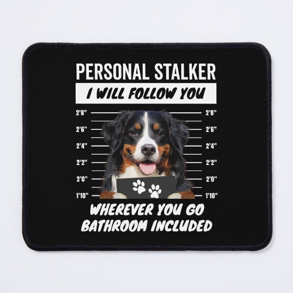 Item preview, Personal Stalker Dog – Bernese Mountain Dog designed and sold by More Cute Dogs.