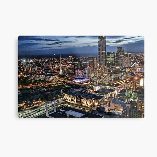Melbourne Series - Overlooking Southbank Metal Print
