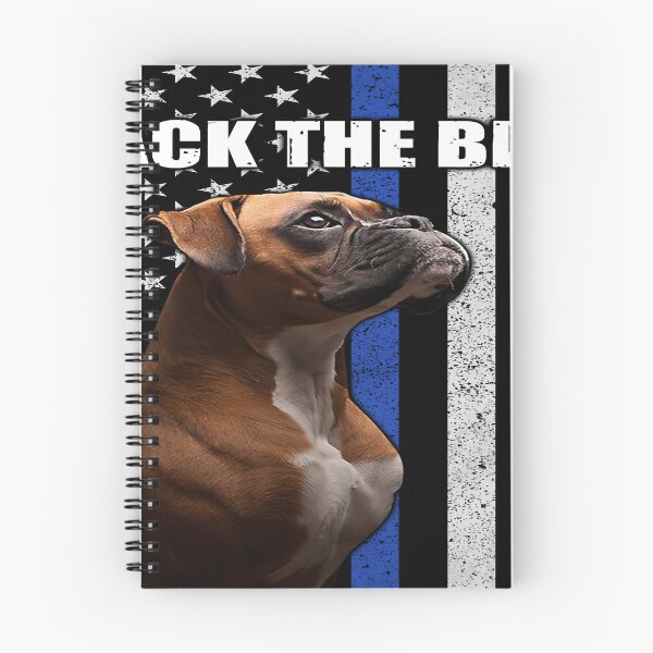 Item preview, Back The Blue - Boxer Flag - Boxer Dog Lover designed and sold by christinecather.