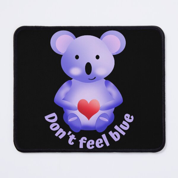Item preview, Don't Feel Blue Koala Blue Cute designed and sold by Cuddlythopia.