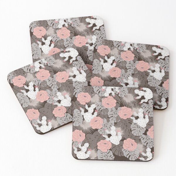 Item preview, African Cactus with Roses  (peach-coloured) designed and sold by Dorina Larsdotter.