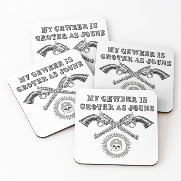 Item preview, My geweer is Groter as Joune, Afrikaans art design designed and sold by Hypnotees.