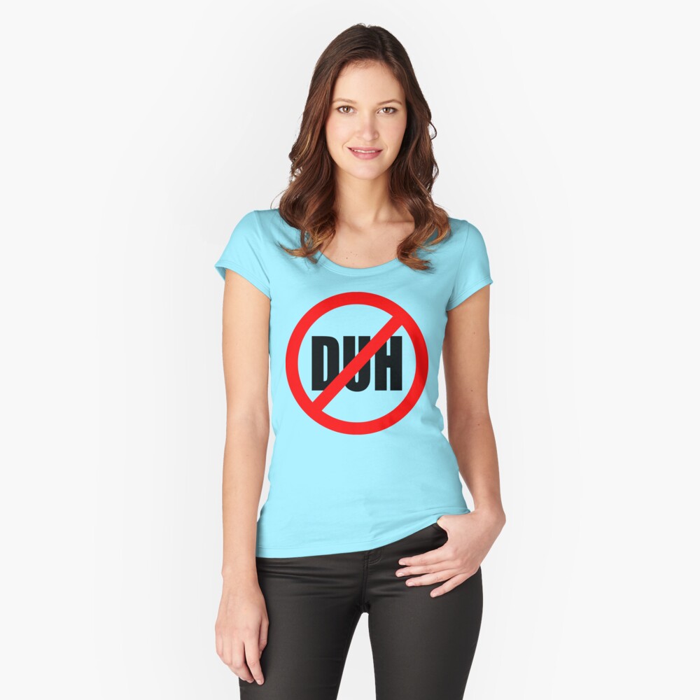 Item preview, Fitted Scoop T-Shirt designed and sold by wdechand.