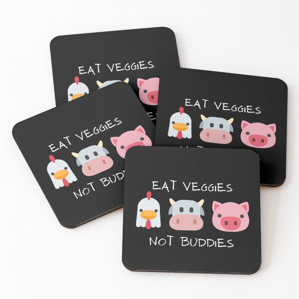 Item preview, Eat veggies not buddies Best message for vegans designed and sold by PCpallavi.