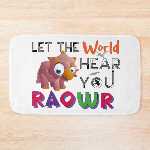 Item preview, Let The World Hear You (Roawr)-Cute Dinosaur designed and sold by podekom.