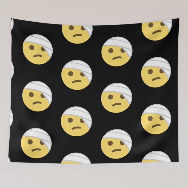 Item preview, Emoji Face with Head-bandage designed and sold by roarr.