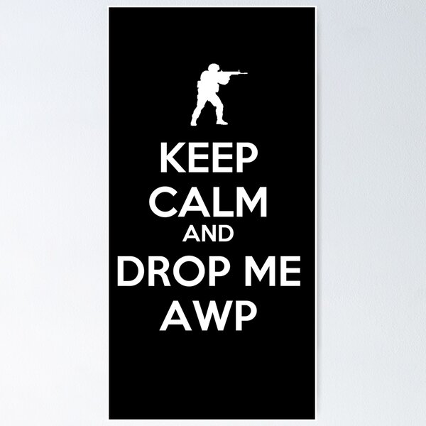 Item preview, Counter Strike keep calm awp designed and sold by ayanamix.