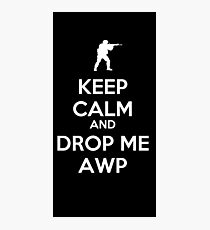 Counter Strike keep calm awp Photographic Print