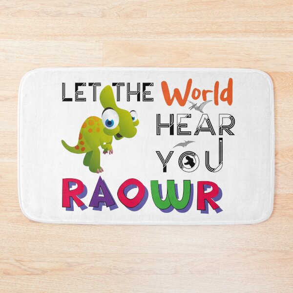 Item preview, Let The World Hear You (Roawr)-Cute Dinosaur designed and sold by podekom.