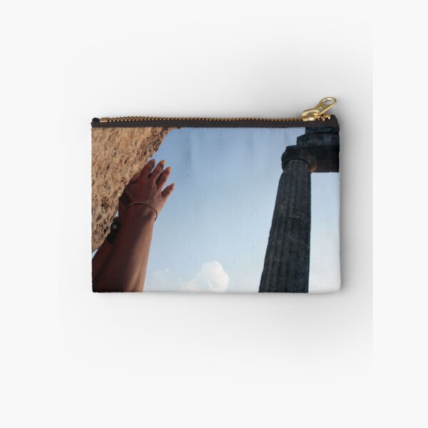 Item preview, Yoga stretching with Ancient Temple in Greece designed and sold by LuminusProject.