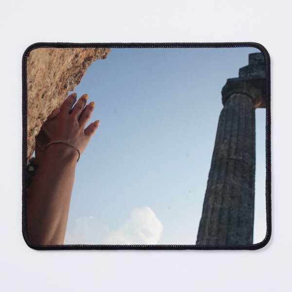 Item preview, Yoga stretching with Ancient Temple in Greece designed and sold by LuminusProject.