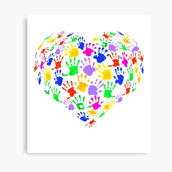 Item preview, Children hand print in shape of a heart designed and sold by Dee Dee.