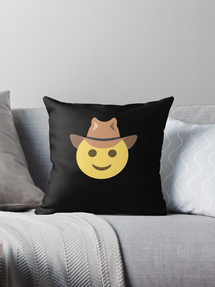 Emoji Face with Cowboy Hat\