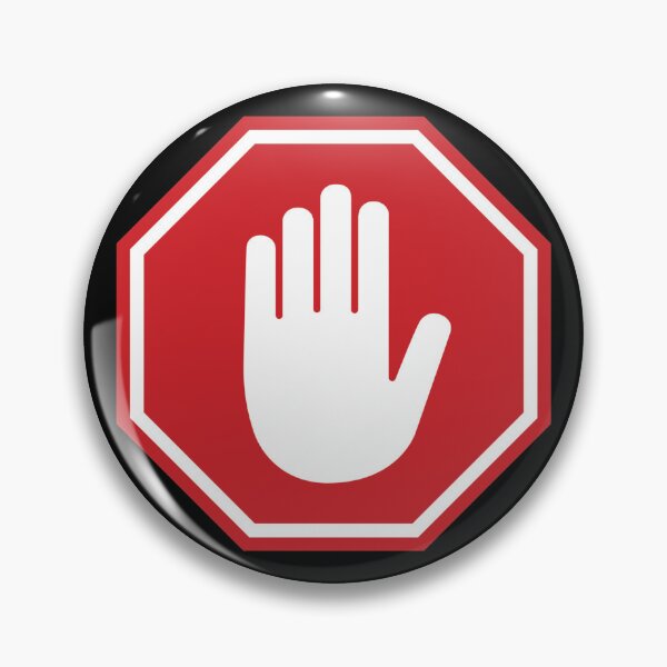 Artikelvorschau, Stopp-Handzeichen - Ad Block Plus entworfen und verkauft von 10slash1.