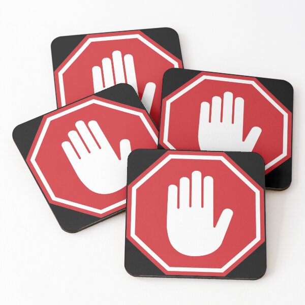 Item preview, Stop Hand Sign - Ad Block Plus designed and sold by 10slash1.