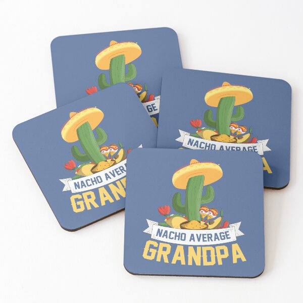 Item preview, Nacho Average Grandpa Grandad Papa Grandfather Family Pop designed and sold by raretshirtsuk.