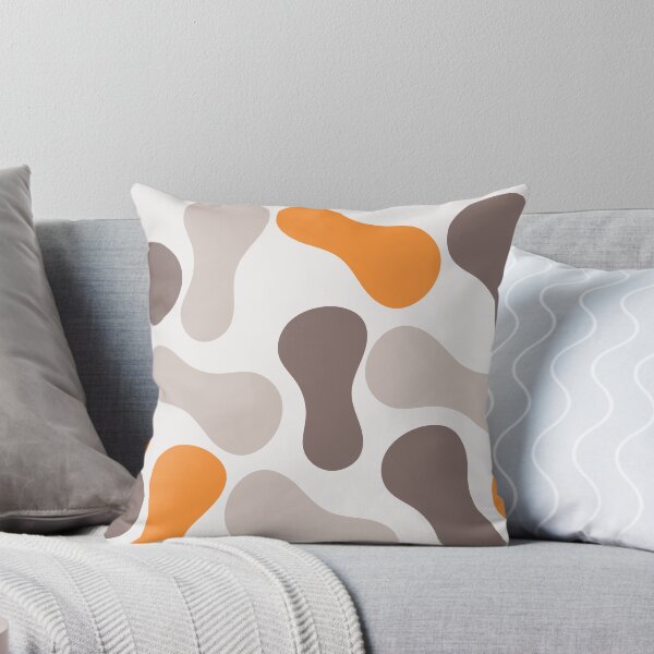 Item preview, Liquid Abstract Pattern Brown Orange designed and sold by BeatrisVeres.