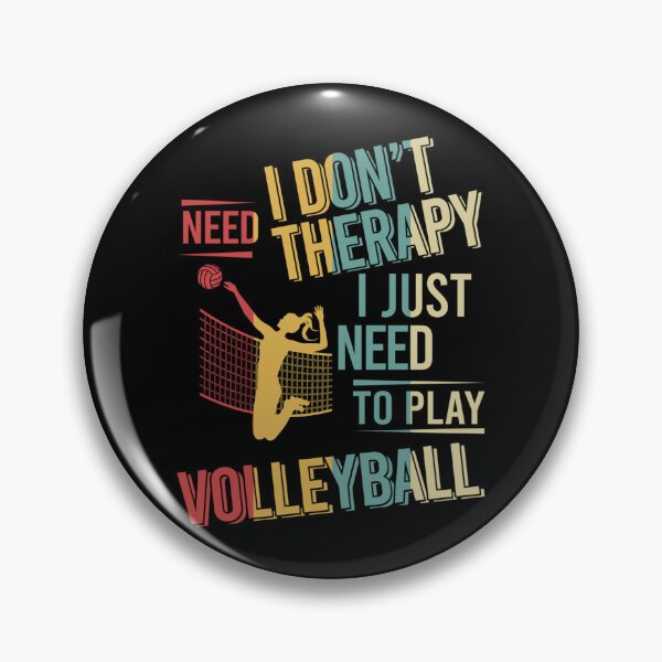 Item preview, I Dont Need Therapy I Just Need To Play Volleyball Vintage Sticker designed and sold by jacksrome6.
