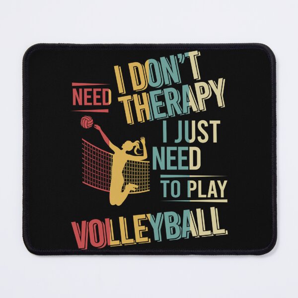Item preview, I Dont Need Therapy I Just Need To Play Volleyball Vintage Sticker designed and sold by jacksrome6.
