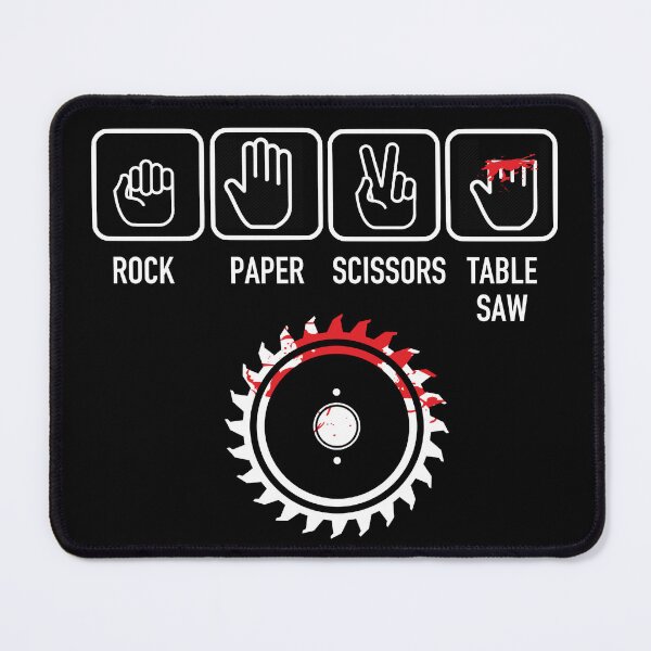 Item preview, Rock Paper Scissors Table Saw - Dad Handyman DIY  designed and sold by JukeLox.