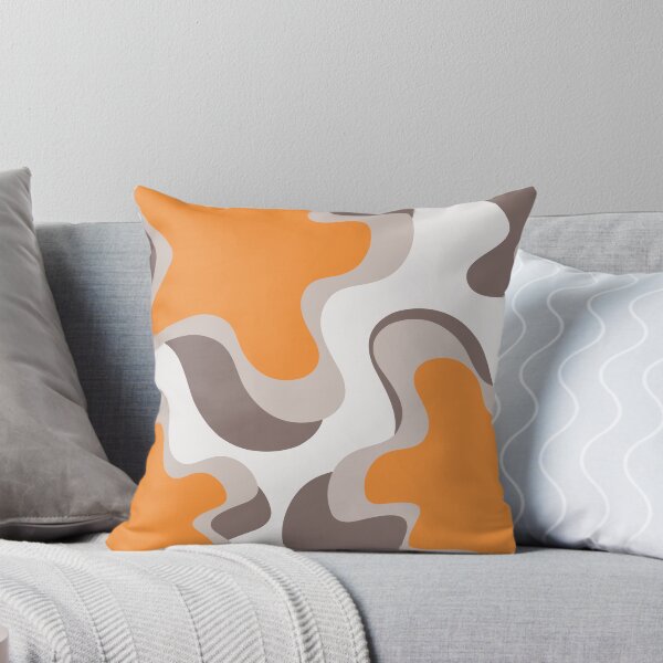 Item preview, Liquid Abstract Pattern Brown Orange designed and sold by BeatrisVeres.