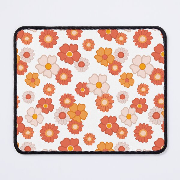 Item preview, Orange and Red Wildflowers on a White Background designed and sold by Jessa Moon.