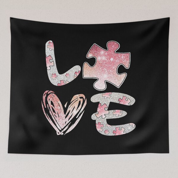 Item preview, Autism Awareness Love Cute Puzzle Autism designed and sold by christinecather.