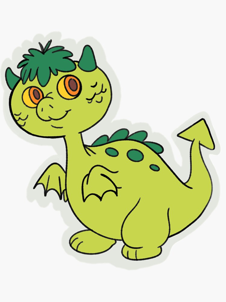 "Matches, the Grimwood Dragon " Sticker for Sale by koapaa8228 Redbubble