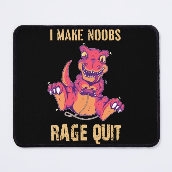 Item preview, funny retro gamer funny sarcastic Rude Offended saying, I Make Noobs Rage Quit boyfriend girlfriend designed and sold by joygift369.