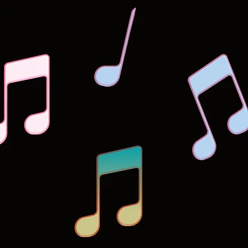 Artwork thumbnail, Musical notes pattern by DanceDeck