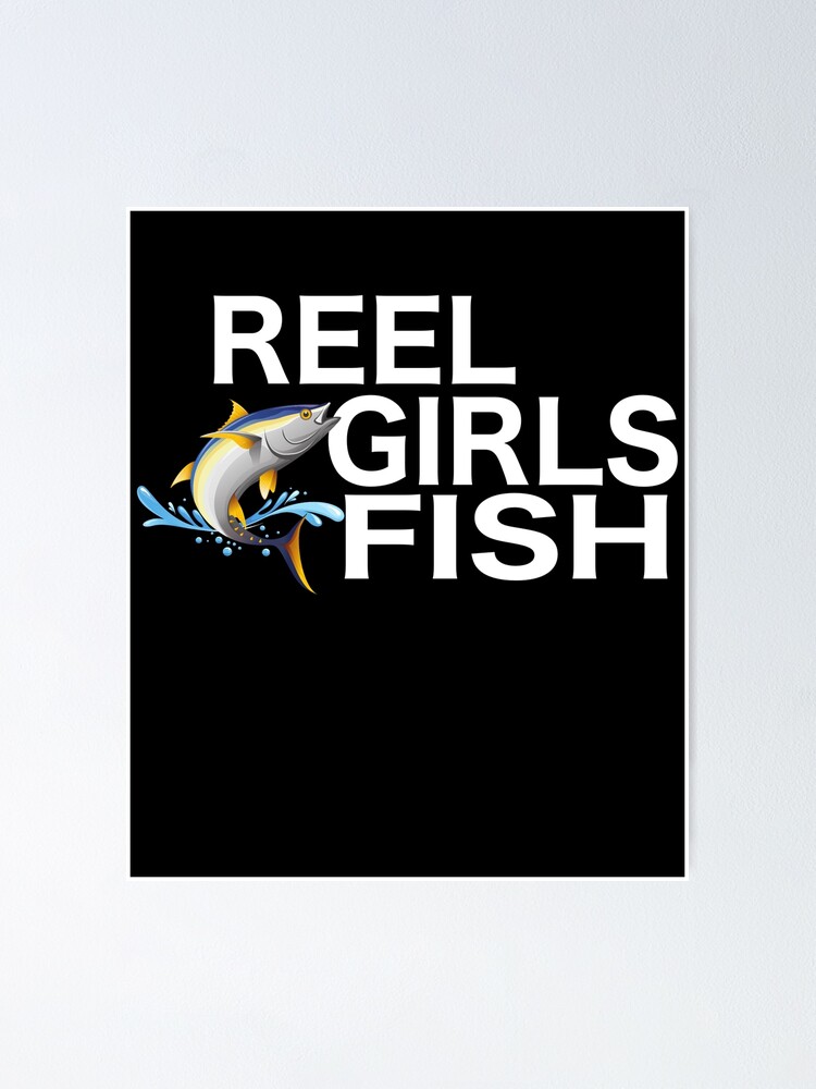 Reel Girls Fish Bass Fishing Funny Fisherwoman Mom Fishing Vintage T-Shirt