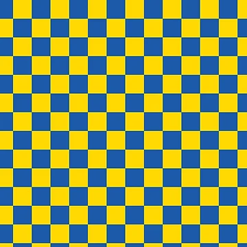 Vorschaubild zum Design Azure Blue and Yellow Checkerboard Pattern 100% Commission Donated To IRC Read Bio von ColorOfTheYears
