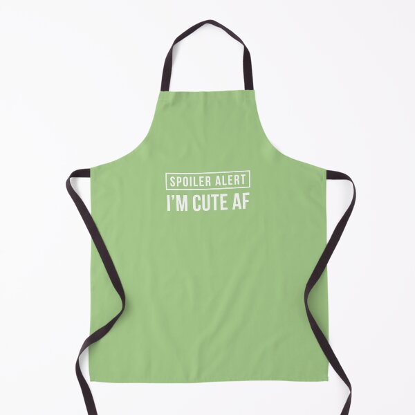 Item preview, Spoiler Alert - I'm Cute AF (Green BG) designed and sold by FilipeFerreira.