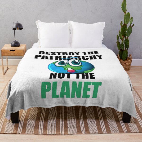 Item preview, destroy the patriarchy not the planet designed and sold by stylechoc.