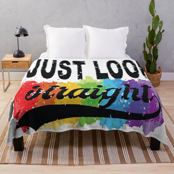 Item preview, I Just Look Straight   - Gay Pride designed and sold by MauveMoves.