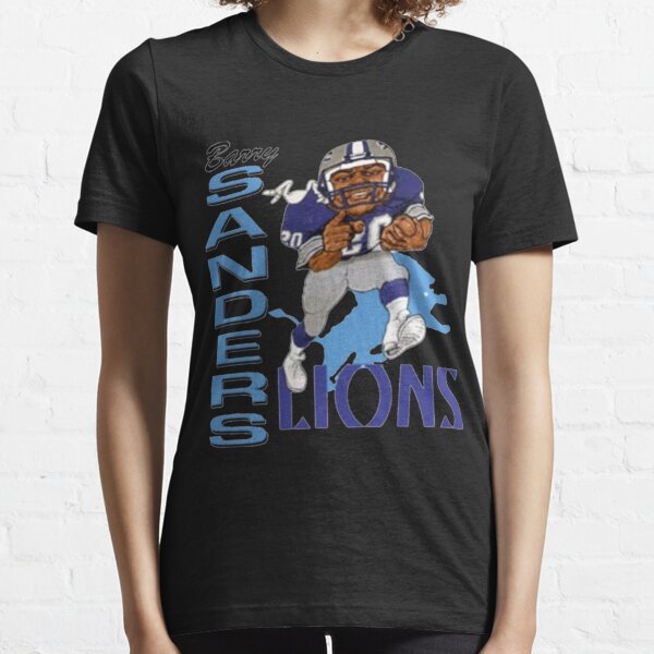 Vintage 90s Graphic Style Barry Sanders T-shirt Barry Sanders 