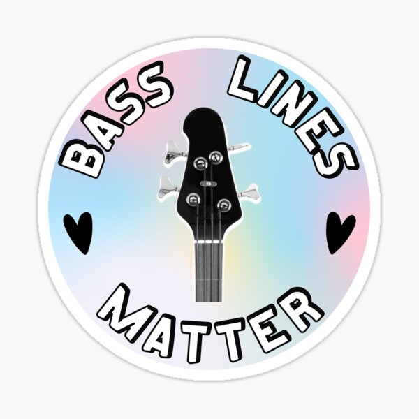 Bass Lives Matter Stickers for Sale, Free US Shipping