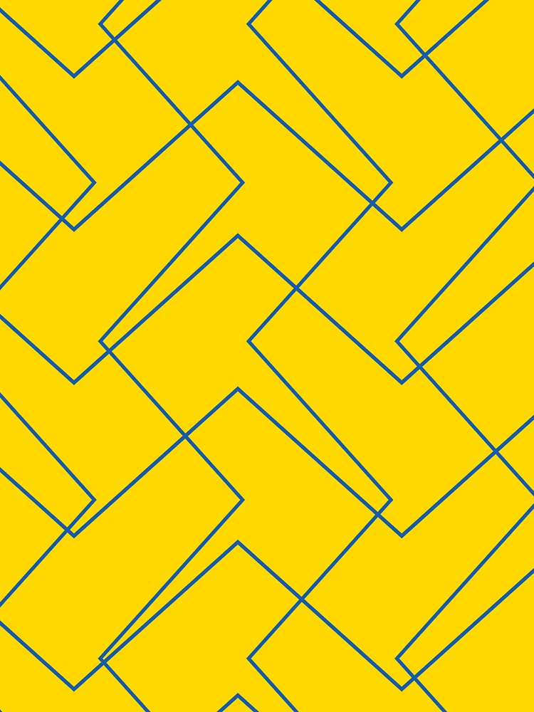 Thumbnail 6 von 6, Leichter Pullover, Azure Blue Yellow Minimal Wavy Stripe Pattern 100% Commission Donated To IRC Read Bio designt und verkauft von ColorOfTheYears.