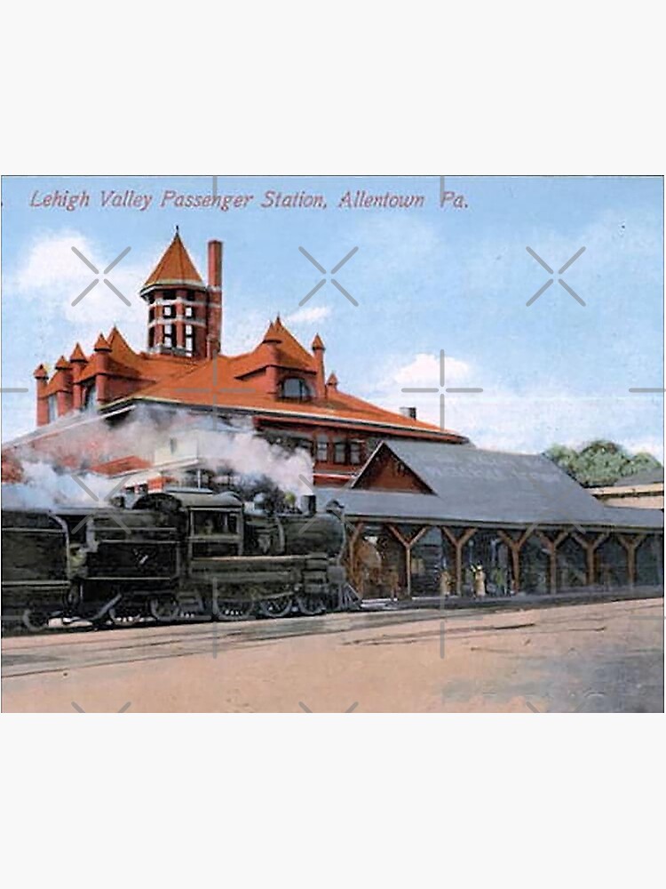 "Lehigh Valley Railroad Station, Old Train Stations, Locomotive, Train ...