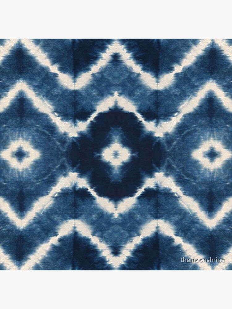 "Shibori, tie dye, indigo, hippie, mandala" Throw Pillow for Sale by