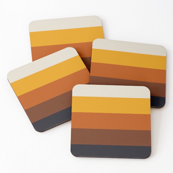 Item preview, Retro Stripes Autumn Colors Palette designed and sold by SoccaTamam.