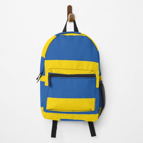 Item preview, Yellow Azure Blue Solid Color Horizontal Stripe Pattern 100% Commission Donated To IRC Read Bio designed and sold by ColorOfTheYears.