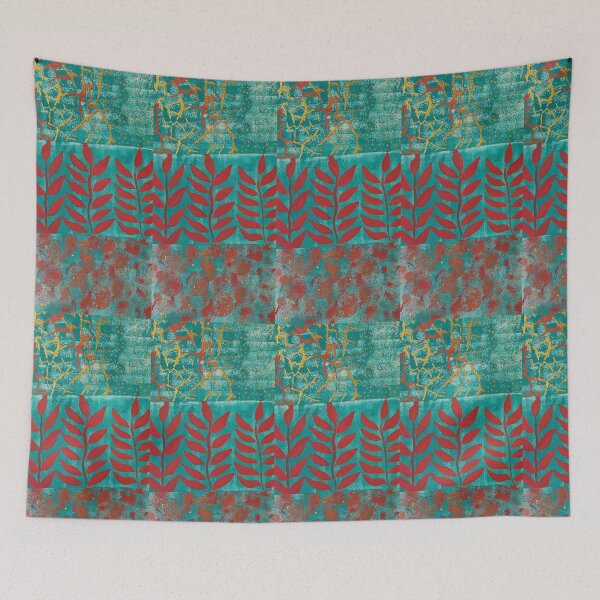Item preview, The Green Collage Artwork  designed and sold by Dream Bloom Gallery.
