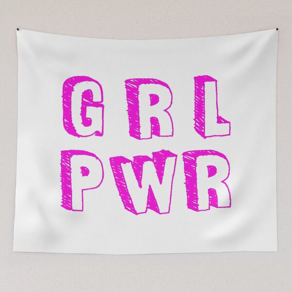 Item preview, GiRL PoWeR 2 (pink) designed and sold by Marla Perelmuter.