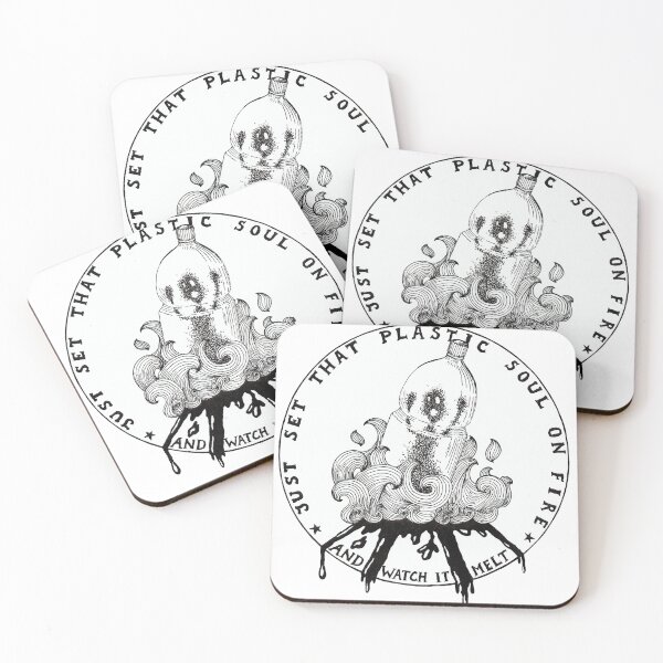 Item preview, melt plastic monster magnet designed and sold by 4-piece-drawing.