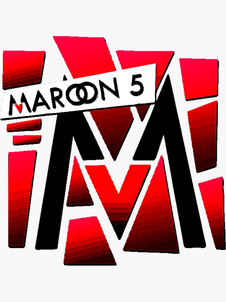 Maroon 5 Logo Stickers for Sale | Redbubble